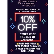 SAVE 10% STORE WIDE COLD JANUARY