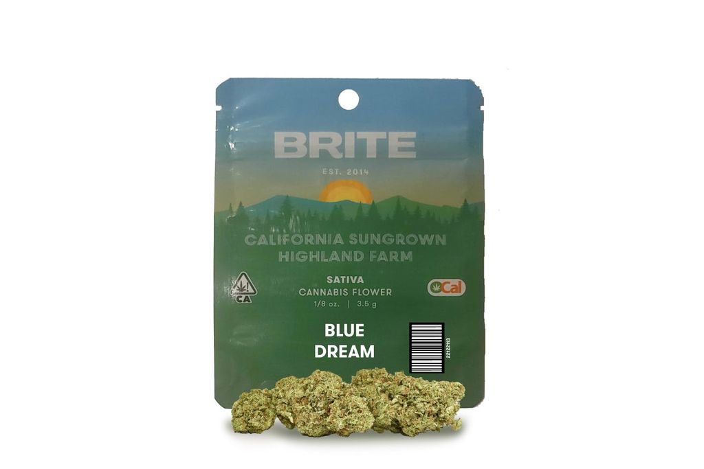 BRITE Highland OCal Flower (3.5g) - S - Sunshine OG