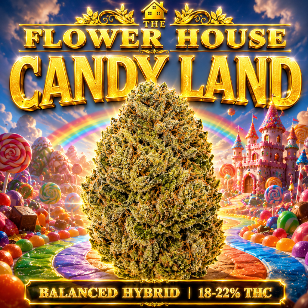 Candy Land | 18-22% THC | BALANCED HYBRID | $45 OZ | $80 / 2 OZ | $115 / 3 OZ | $150 / 4 OZ