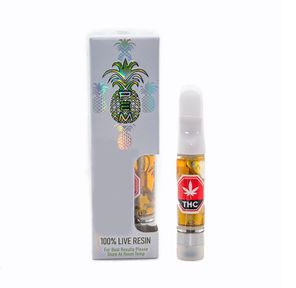 Apple Tartz 1000mg Live Resin Vape Cartridge by Pineapple Express Meds