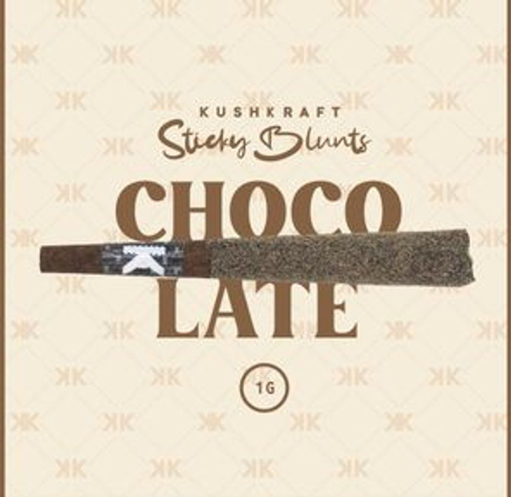 1 x 1g Shatter Infused Sativa Blunt French Cookies Chocolate by KushKraft