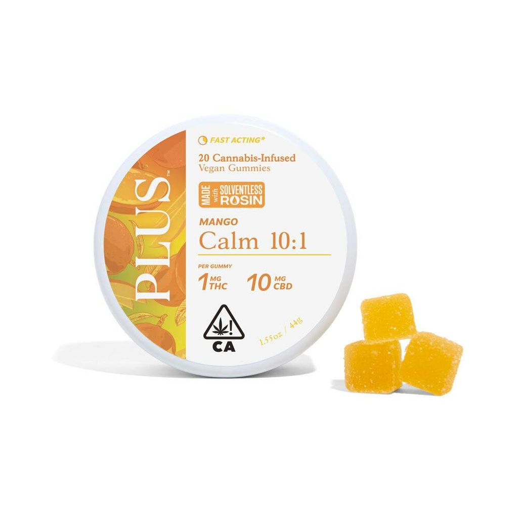 Mango Calm 10:1 Gummies [Solventless Rosin]