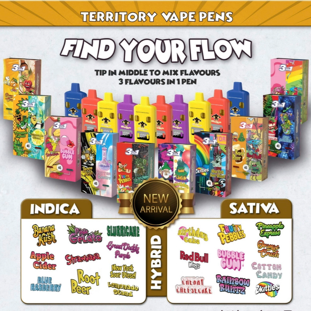 (6 GRAMS) TERRITORY DISPOSABLE PENS