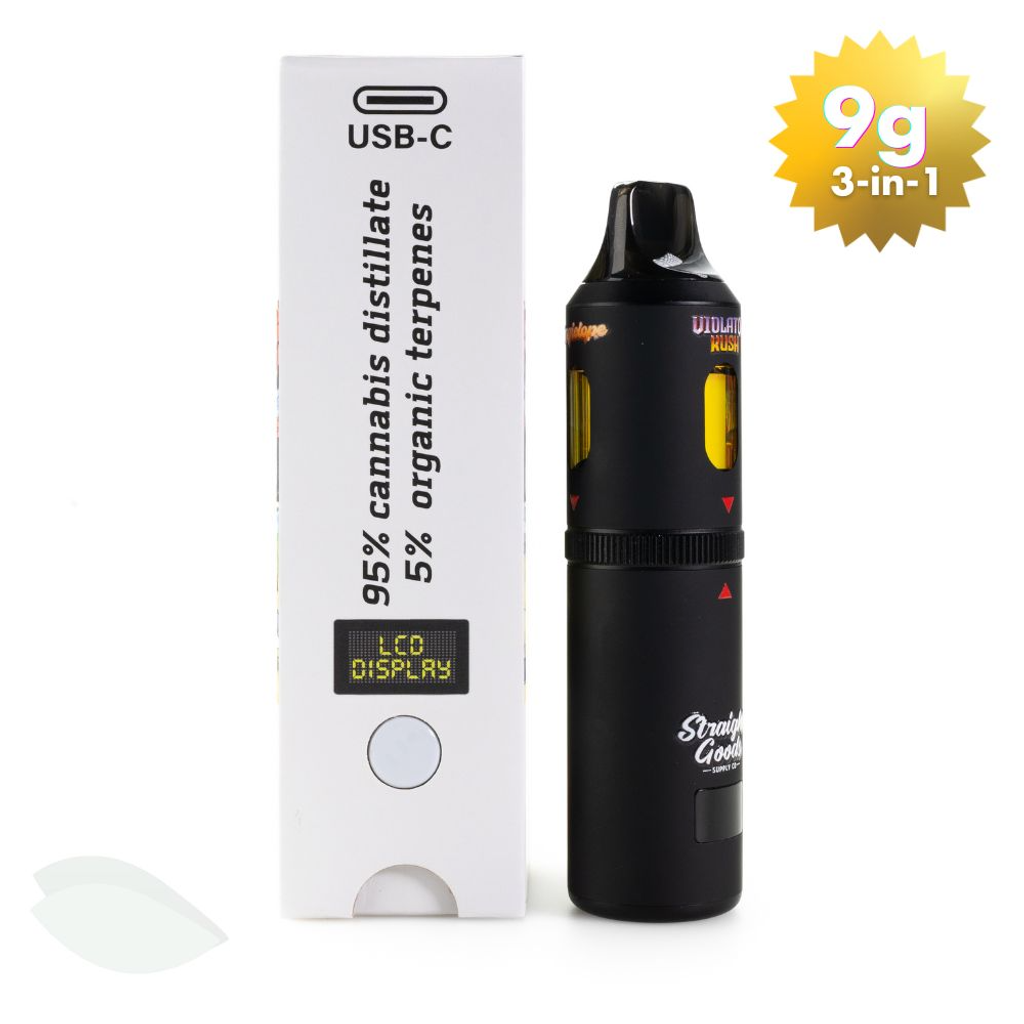 Straight Goods 9g Triple Chamber Vape Pen