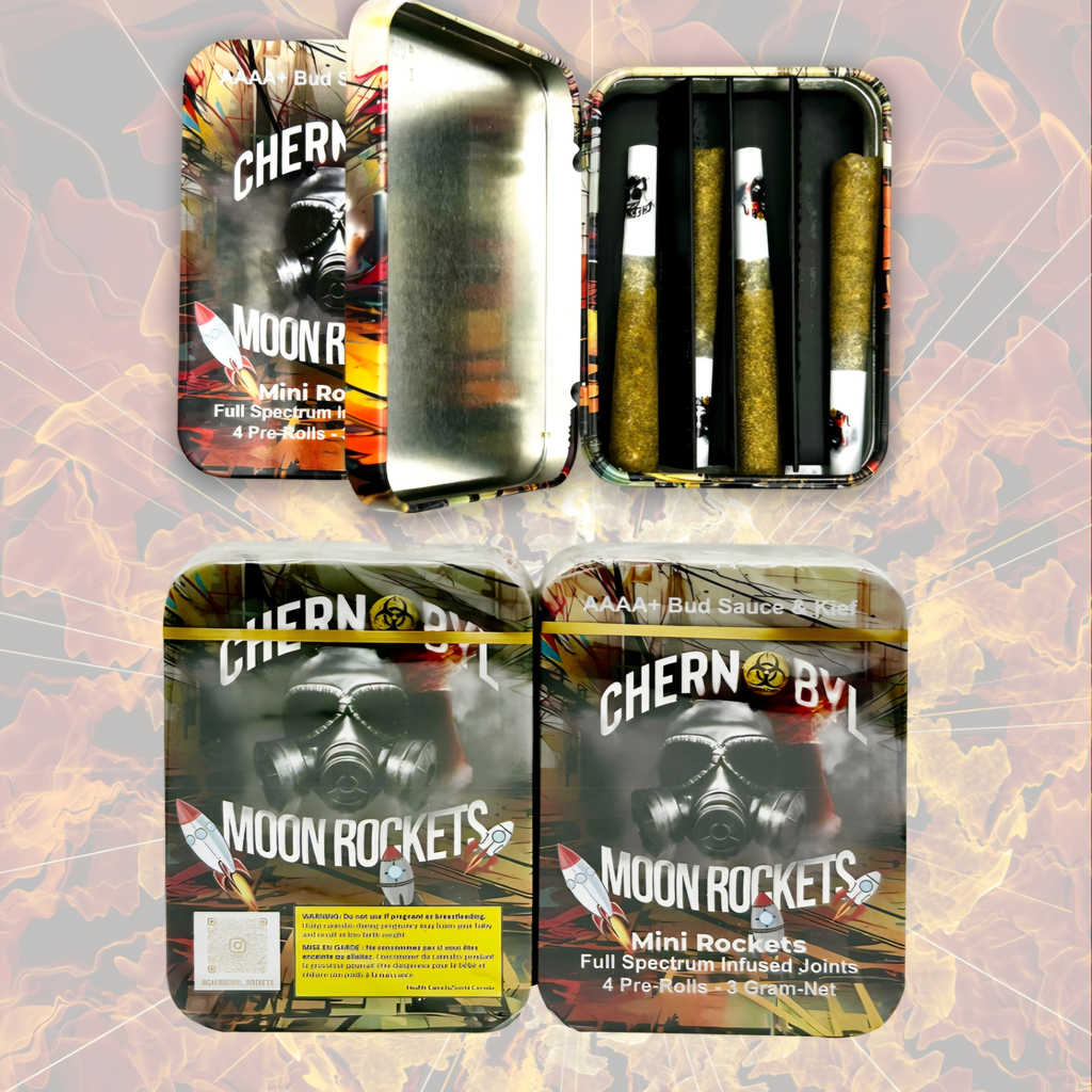 CHERNOBYL MINI MOON ROCKETS (strains in discription)