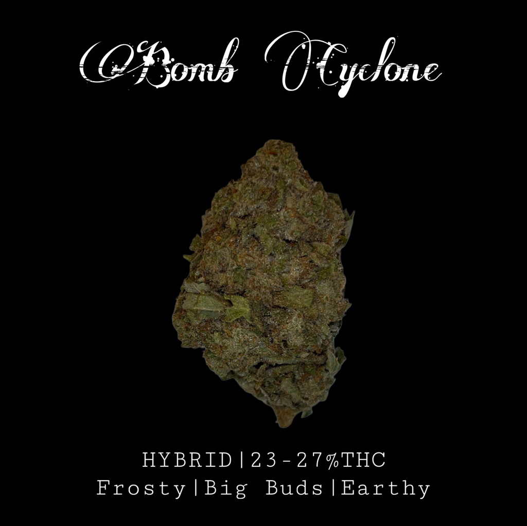 Bomb Cyclone 🌀 💣 23-27%THC (2oz $85) ( 4oz $140) (8oz$225)