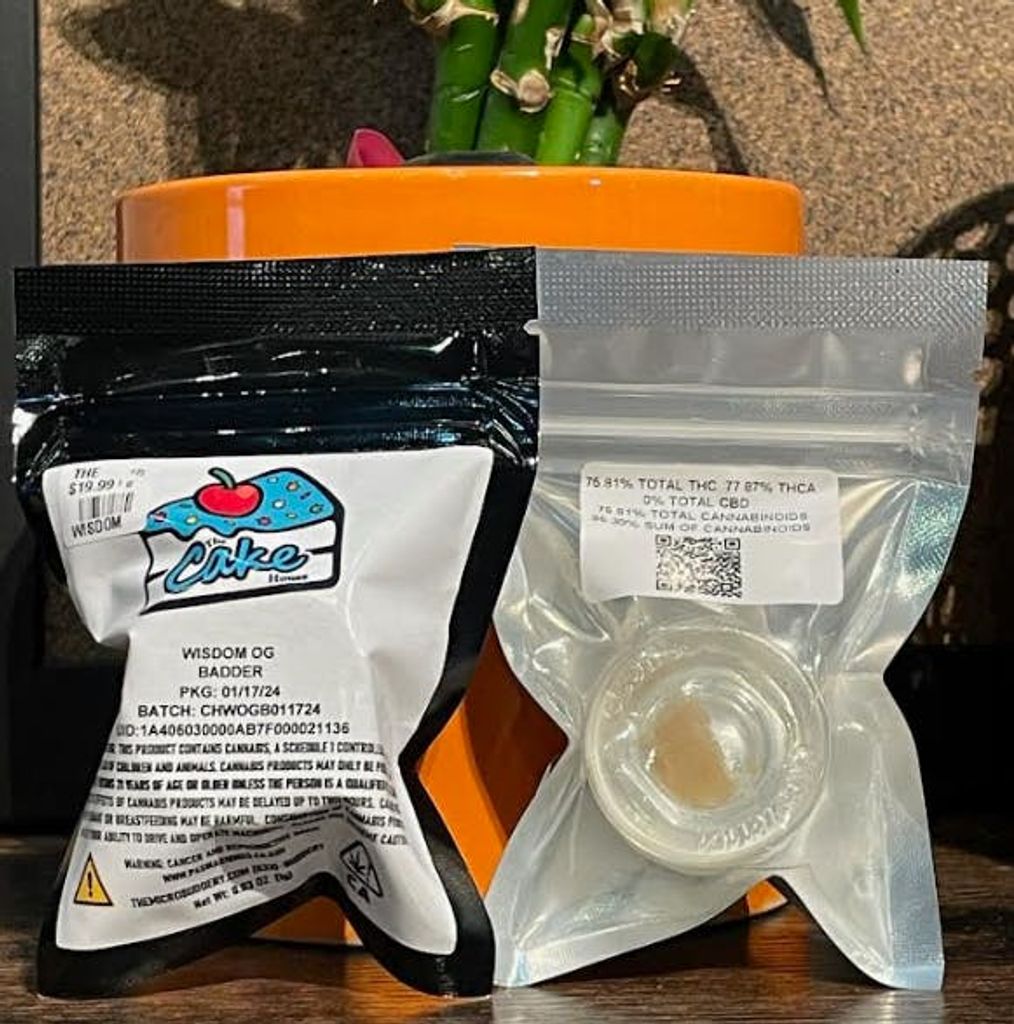 Wisdom OG 1g Badder By The Cake House