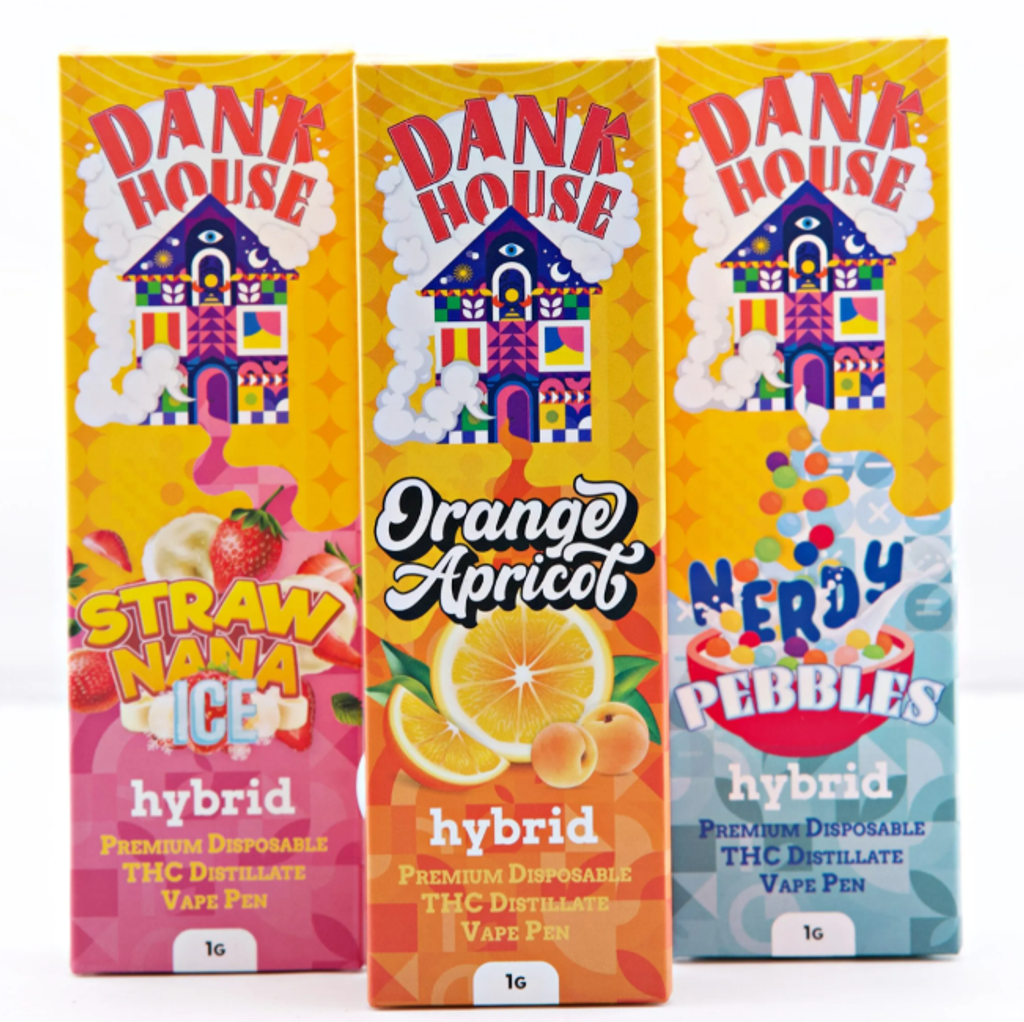 $95 FOR 4 -  Dank House Vape Pens - 1 GRAM Disposable
