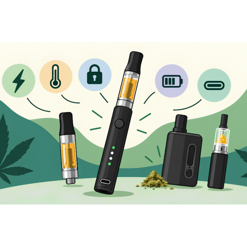 What to Look for in a 510 Thread Battery: 8 Specs That Actually Matter (Plus a Dry Herb and Dab Pen Primer for New Users)