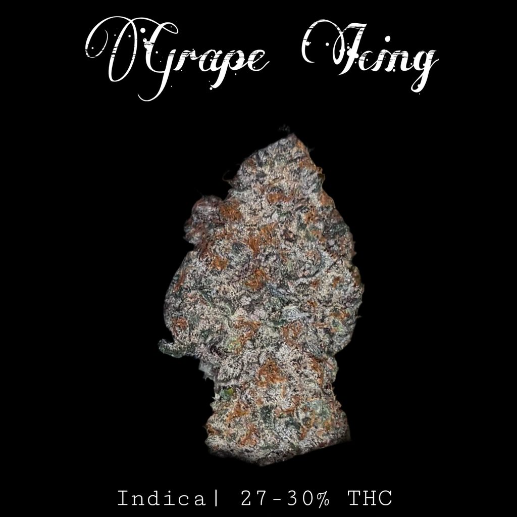 Grape Icing INDICA 🧁 🍇 $100 an oz, $150 for 2 ozs