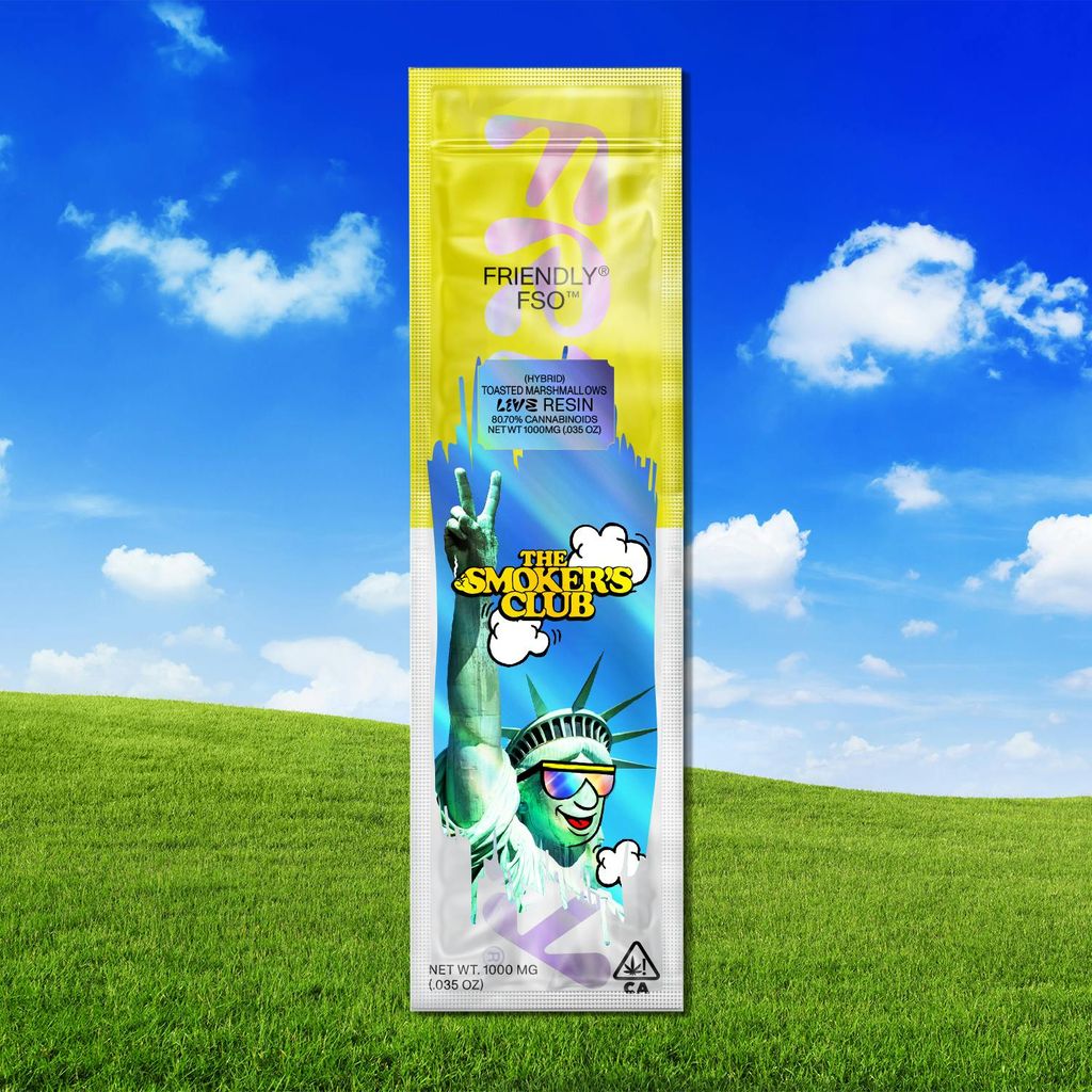 Friendly Brand x The Smoker's Club | Toasted Marshmallows | 1g Live Resin