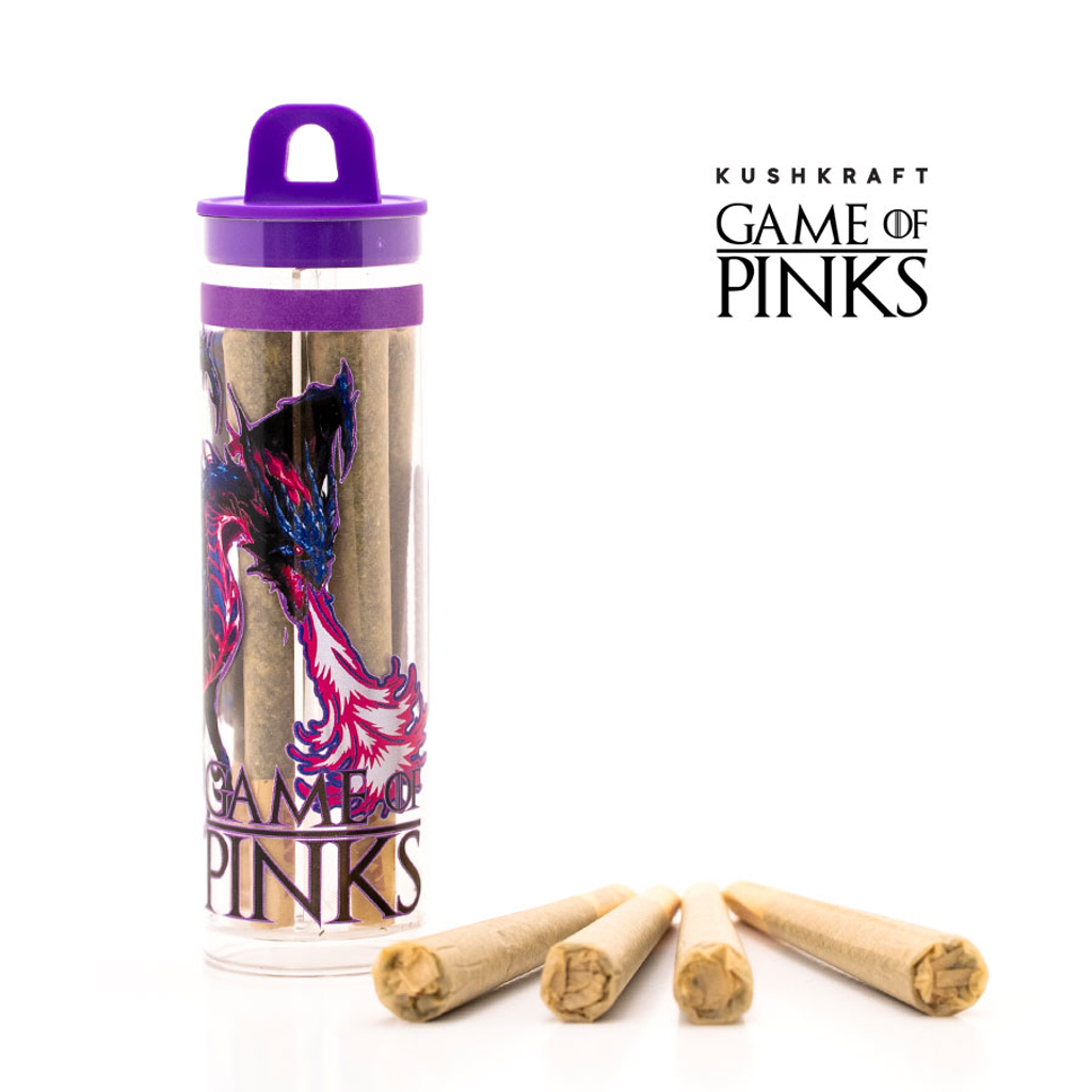 Game of Pink Pre-Rolls 4pack
