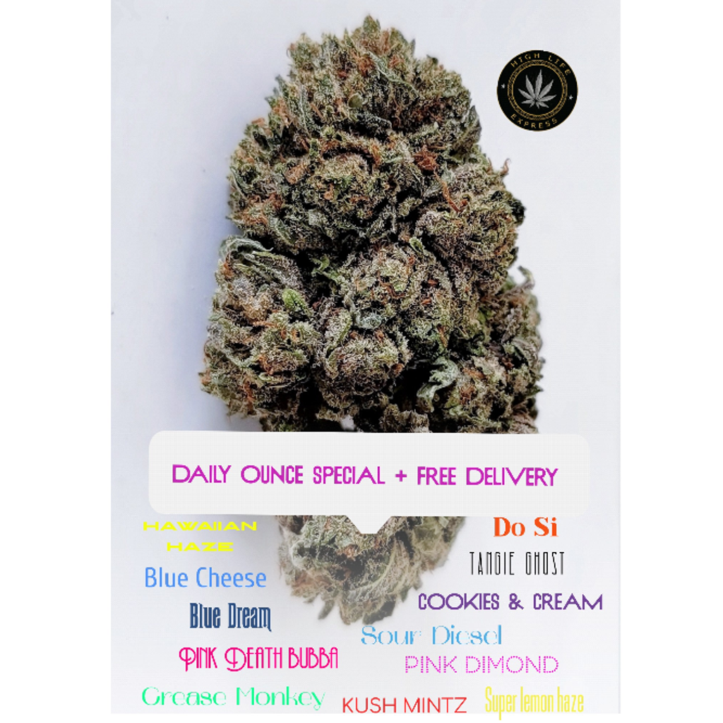 ! 0 DAILY OUNCE SPECIAL ➕ FREE DELIVERY 🚚