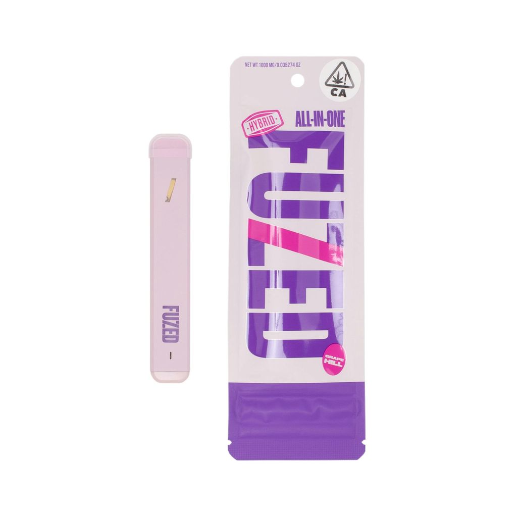 Fuzed 1g All-In-One Vape - Grape Hill - Hybrid