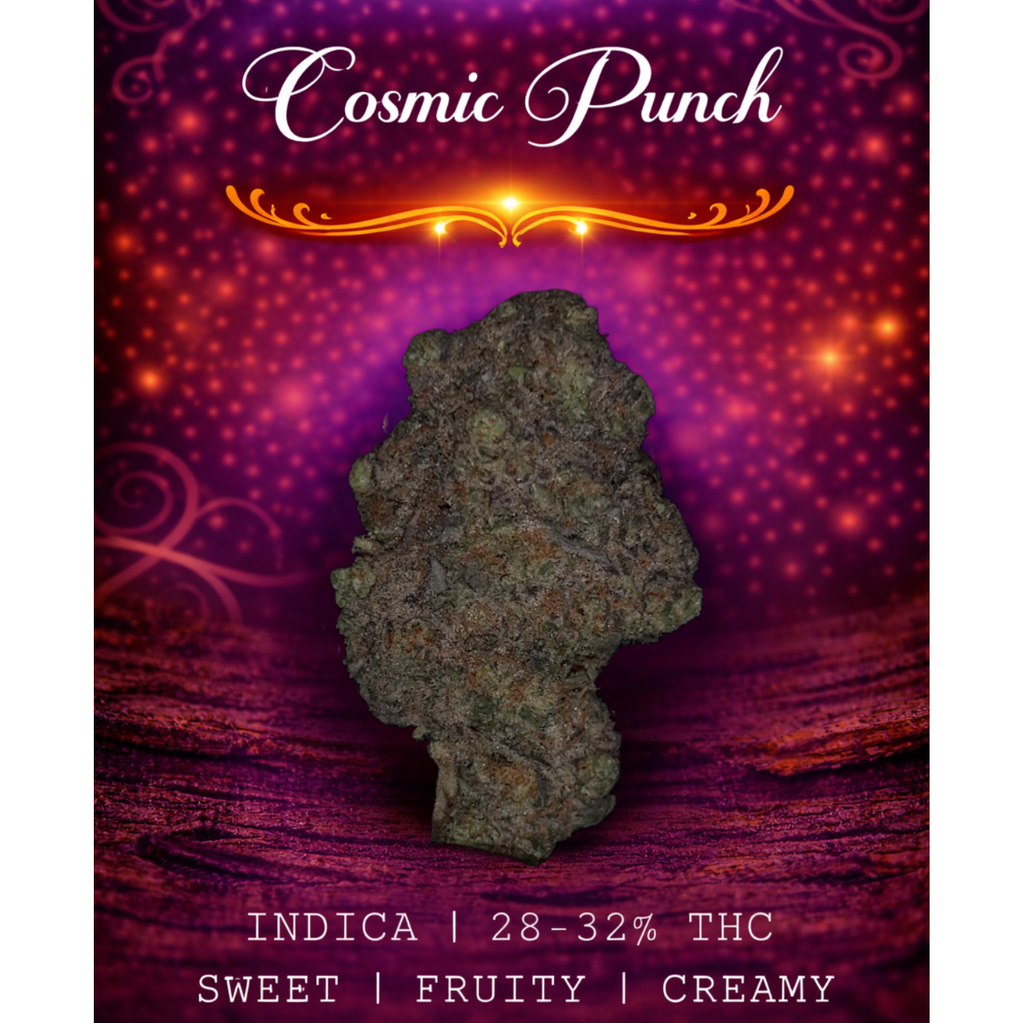 4/20 Special | Cosmic Punch 🥊 | INDICA | 28-32% THC  | $100 an oz | $150 for 2 ozs |