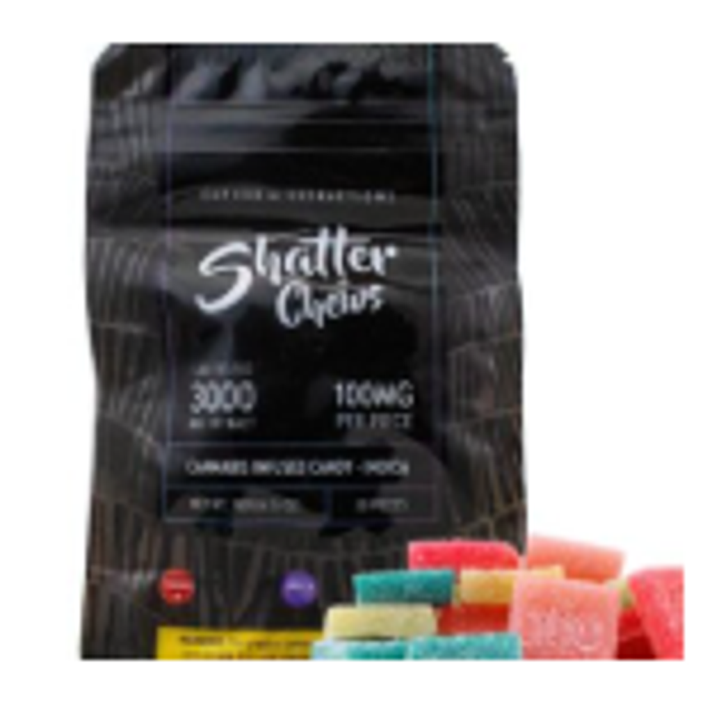 Euphoria Extractions Indica Shatter Chews 3000MG