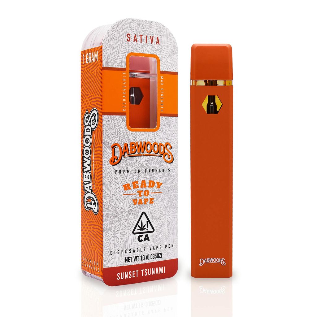 DABWOODS 1 GRAM ALL IN ONE DEVICE SUNSET TSUNAMI