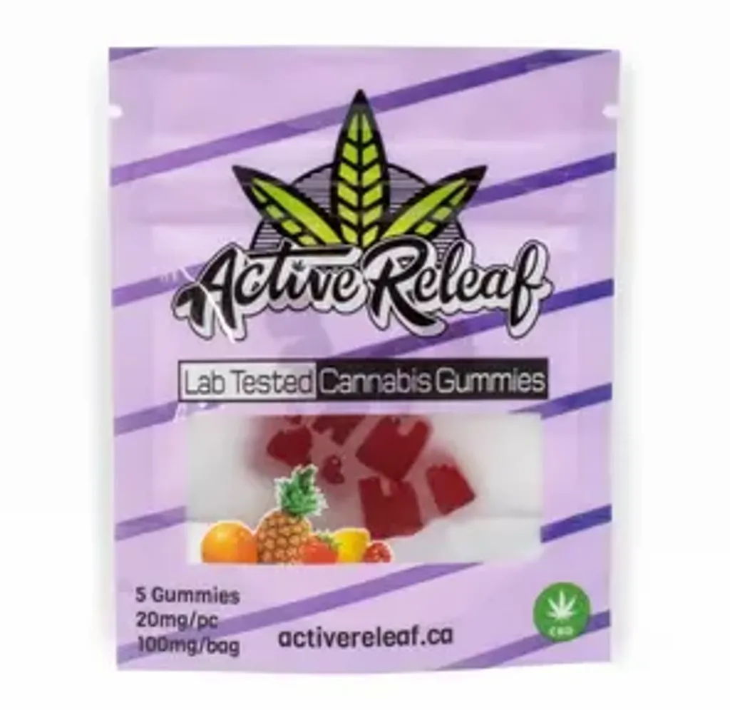 Lime 100mg CBD Gummies by Active Releaf