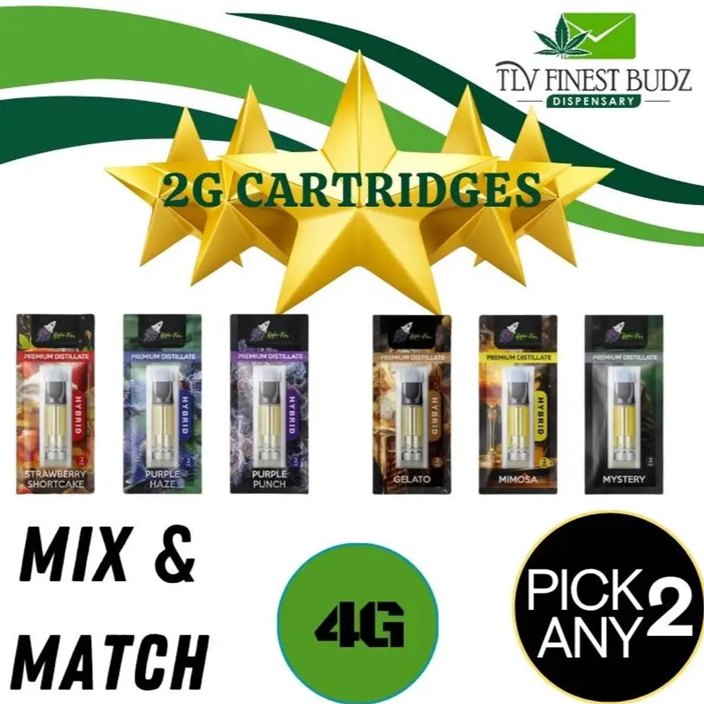 *2 Cartridges Mix Deal-2G-Higher Fire