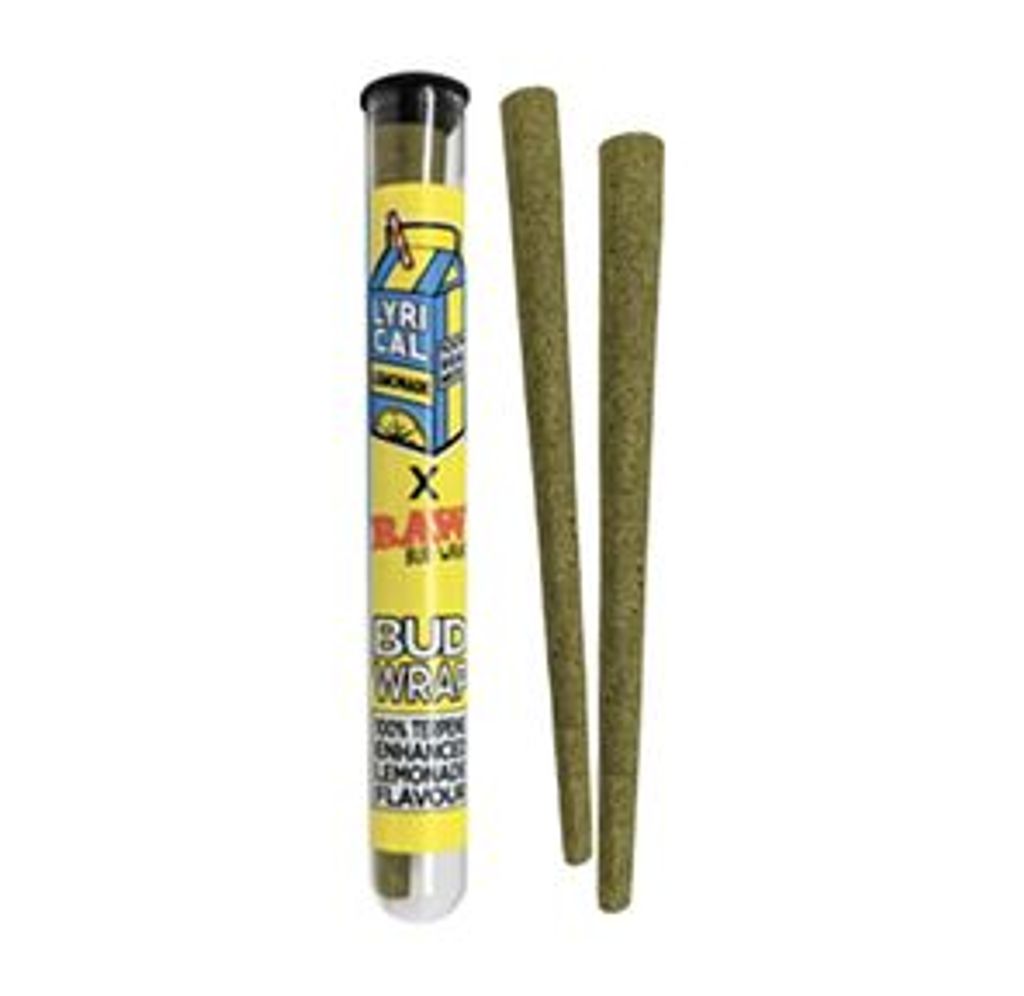 RAW Lyrical Lemonade Bud Wrap, 2 ct
