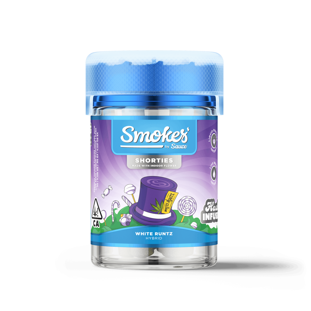 Smokes Infused Preroll 5 Pack - White Runtz (Hybrid) (3g)