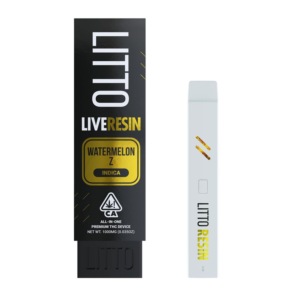 LITTO - Watermelon Z - Live Resin Vape Pen - Indica - 1G