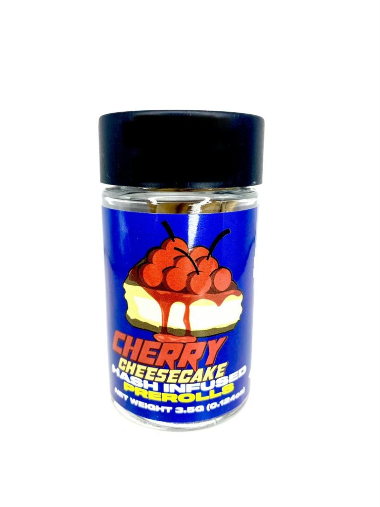 Biscotti - Indica - Cherry Cheesecake - 7pk x 0.5g = 3.5g, HASH INFUSED!