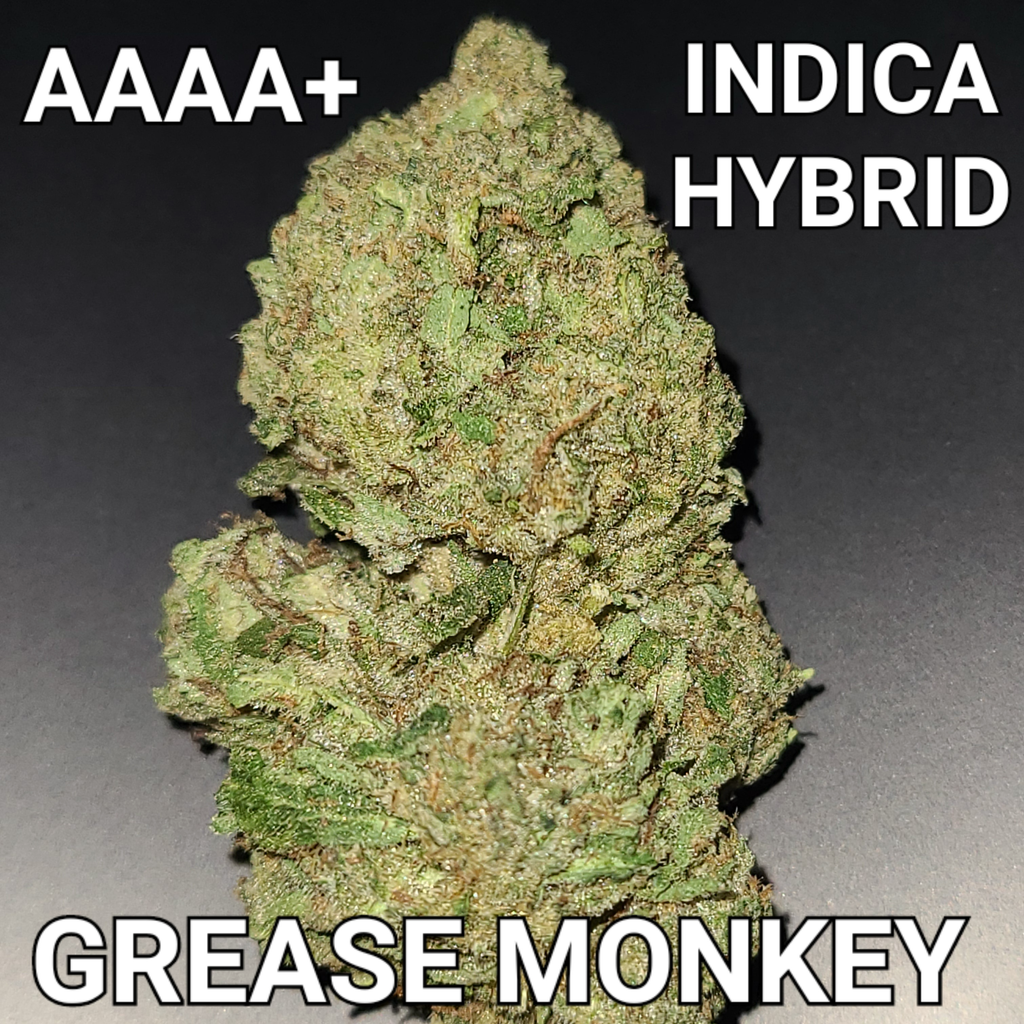 # 75% OFF  7⭐ GREASE MONKEY AAAA+ (FROSTY STRONG INDICA ) $75 OUNCE SALE  (REG $300)