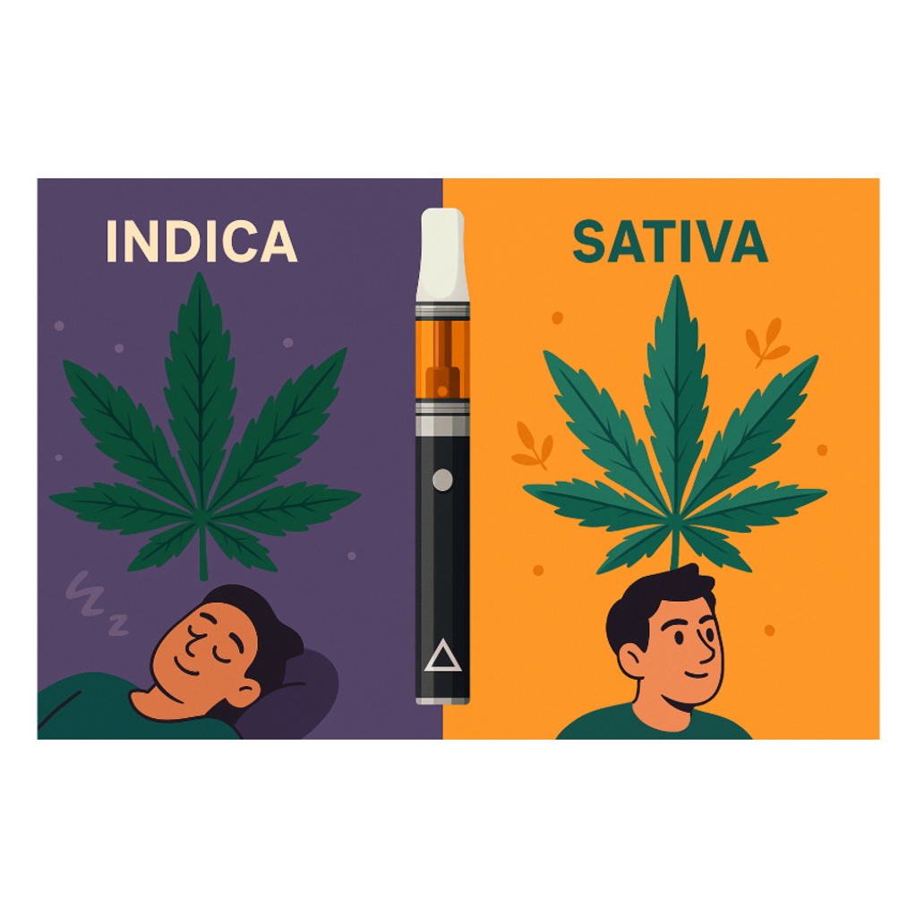 How to Pick the Right Delta-8 Vape: Indica vs. Sativa Explained