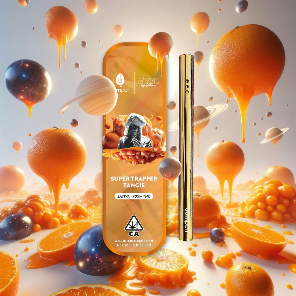 dompen™ x Evol by Future: Super Trapper Tangie (Sativa) - 1G Disposable