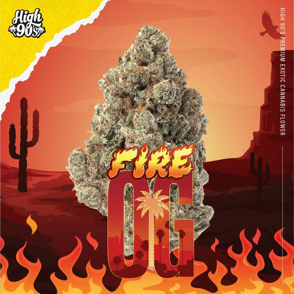 High 90s : Fire OG 3.5g Flower