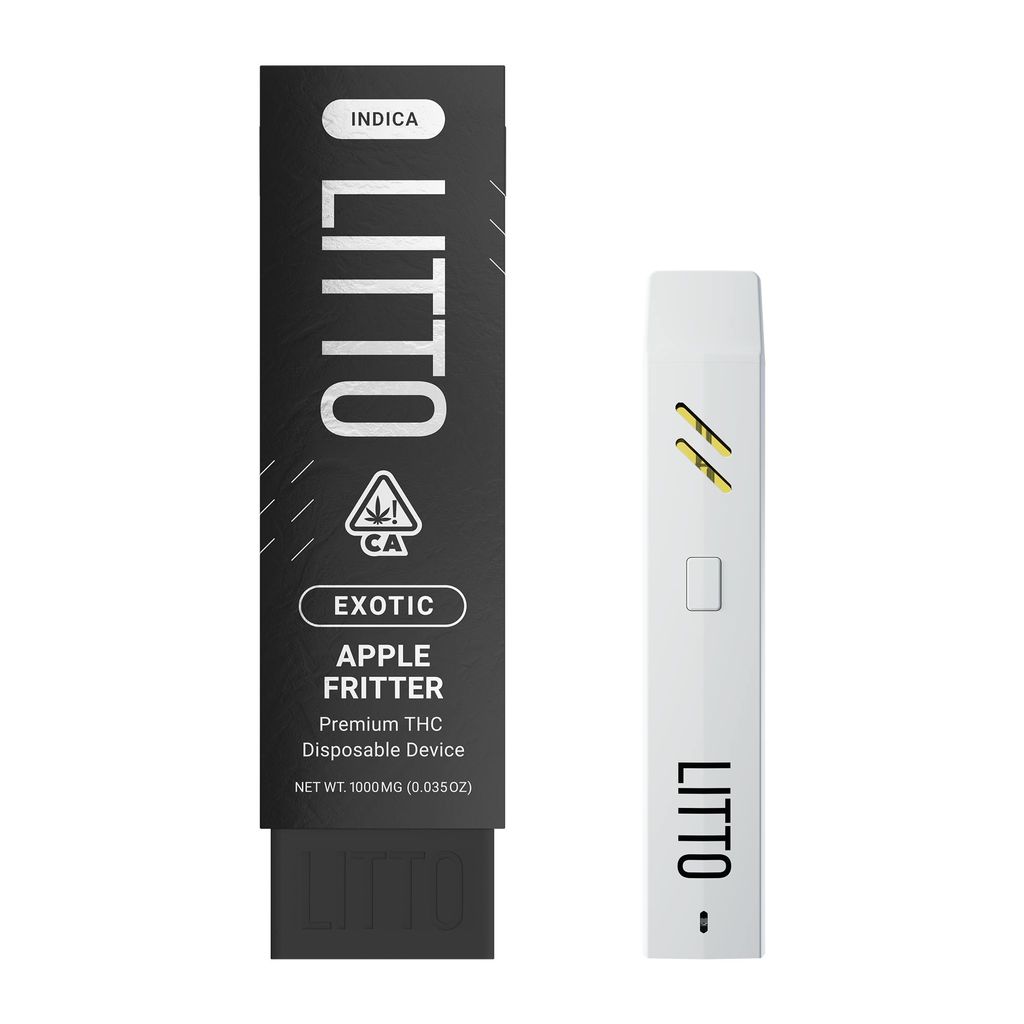 LITTO - Exotic Apple Fritter - Premium All-In-One THC Vape Pen - 1G