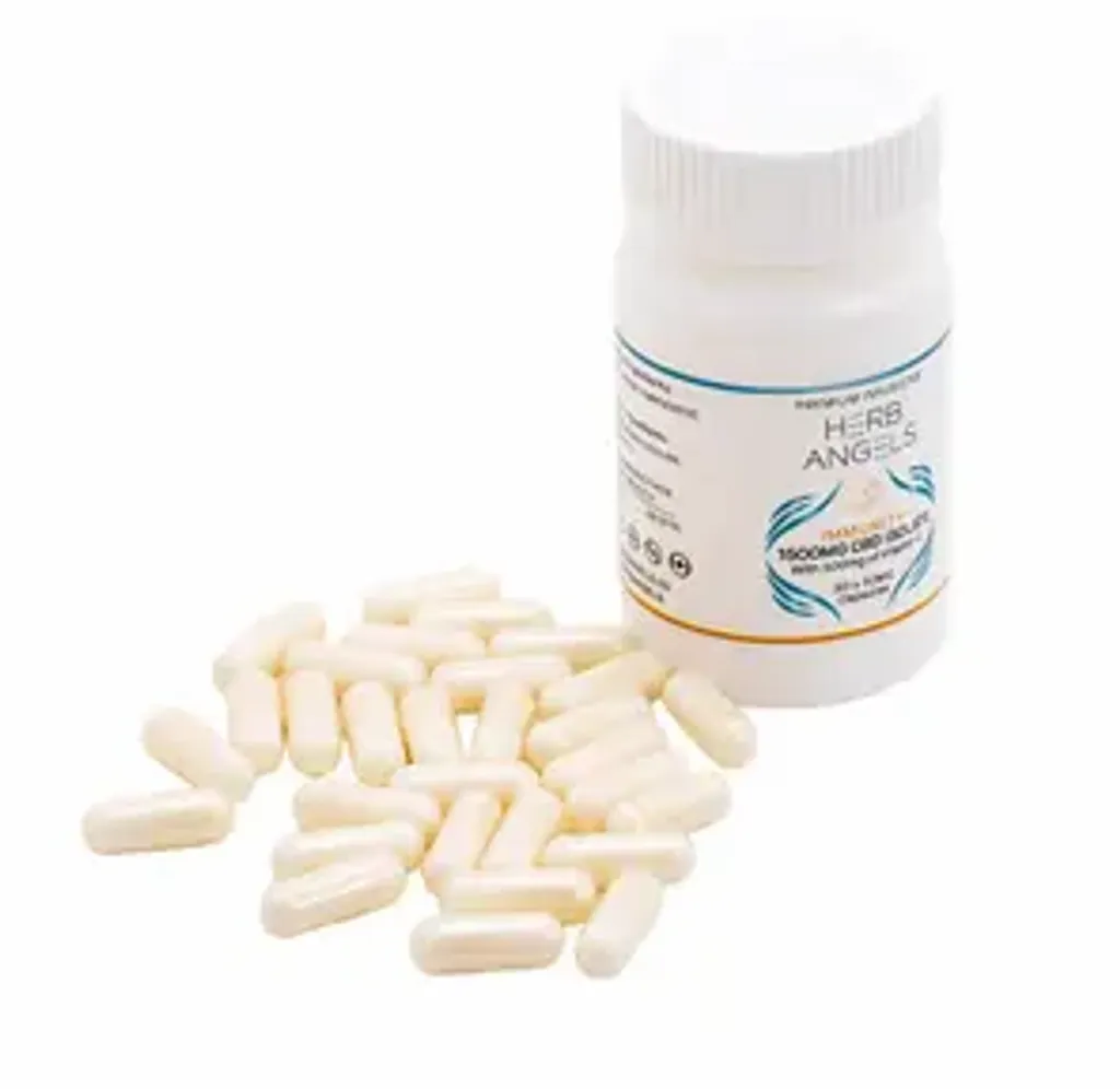 Capsules: Immunity 1500mg (30x50mg) CBD Isolate by Herb Angels