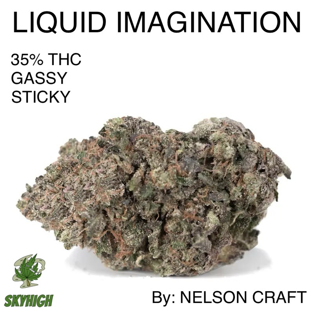 LIQUID IMAGINATION AAAAA+ 35% THC (2 OZ FOR $240) BY: SPACE CRAFT
