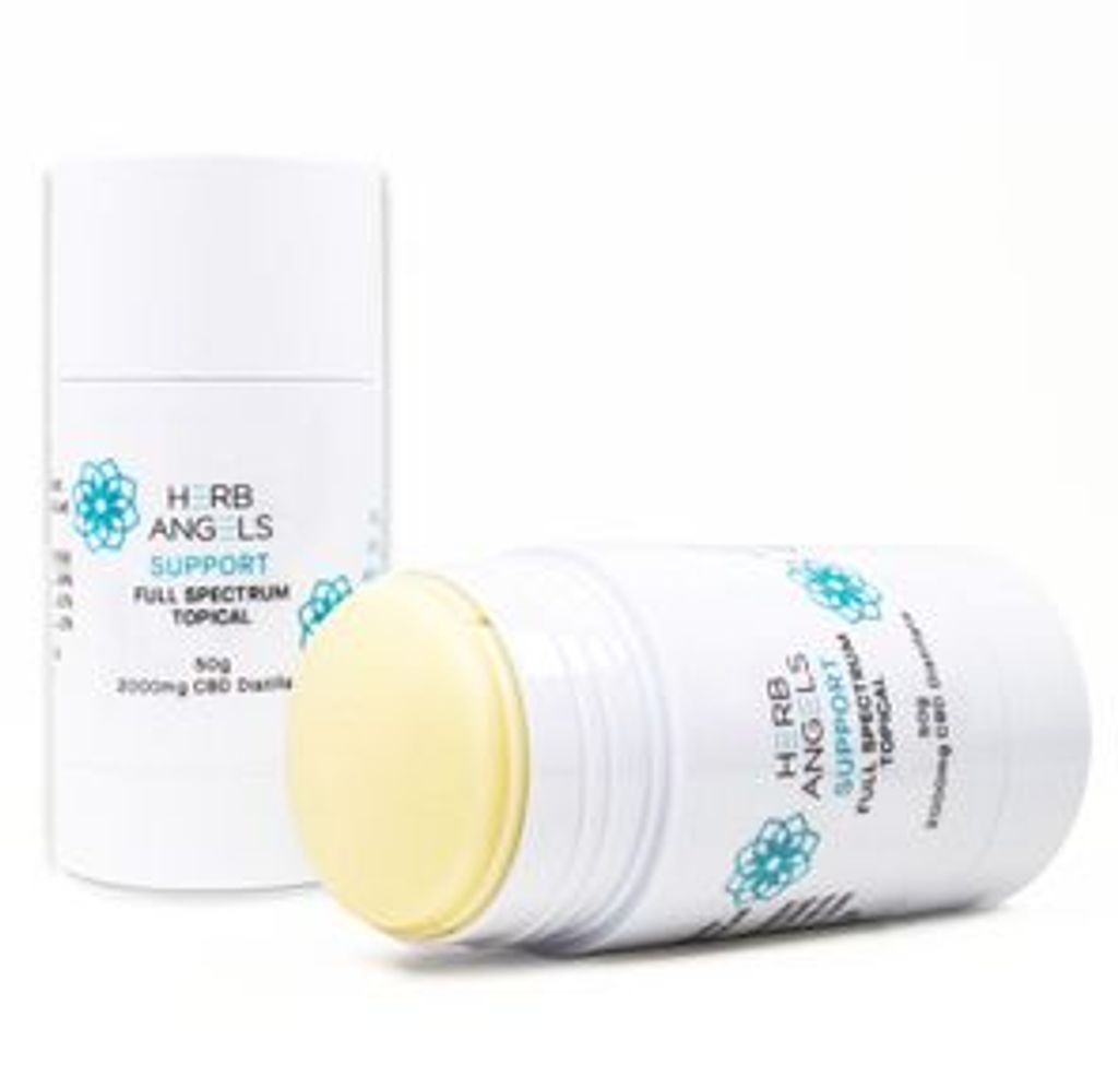 Support Sensitive Skin 2000mg CBD Plus Shea Butter Roll-On Topical by Herb Angels