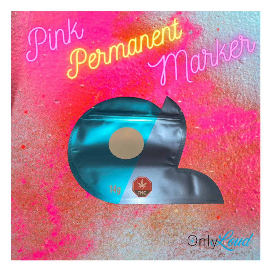 Pink Permanent Marker - Only Loud 