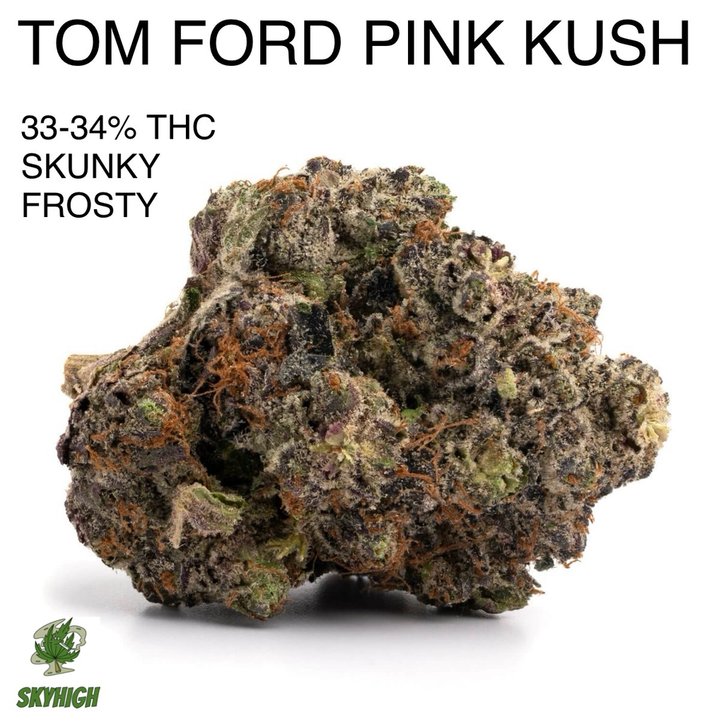 TOM FORD PINK KUSH AAAAA+ 33-34% THC (GASSY/SKUNKY/STICKY) (2 FOR $250) (CRAFT BY OKANAGAN RANCH)