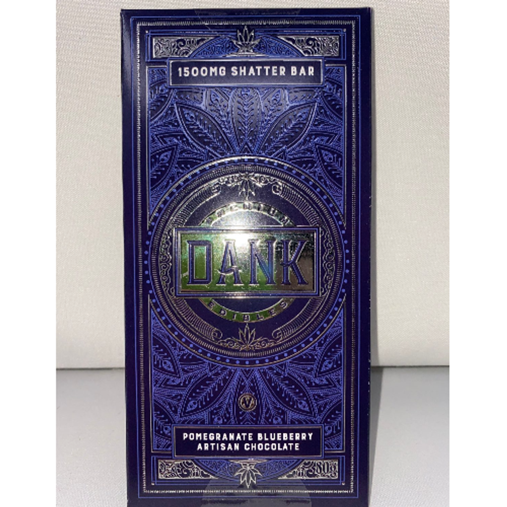 💥SALE💥🍫DANK POMEGRANATE BLUEBERRY 1500MG SHATER BARS