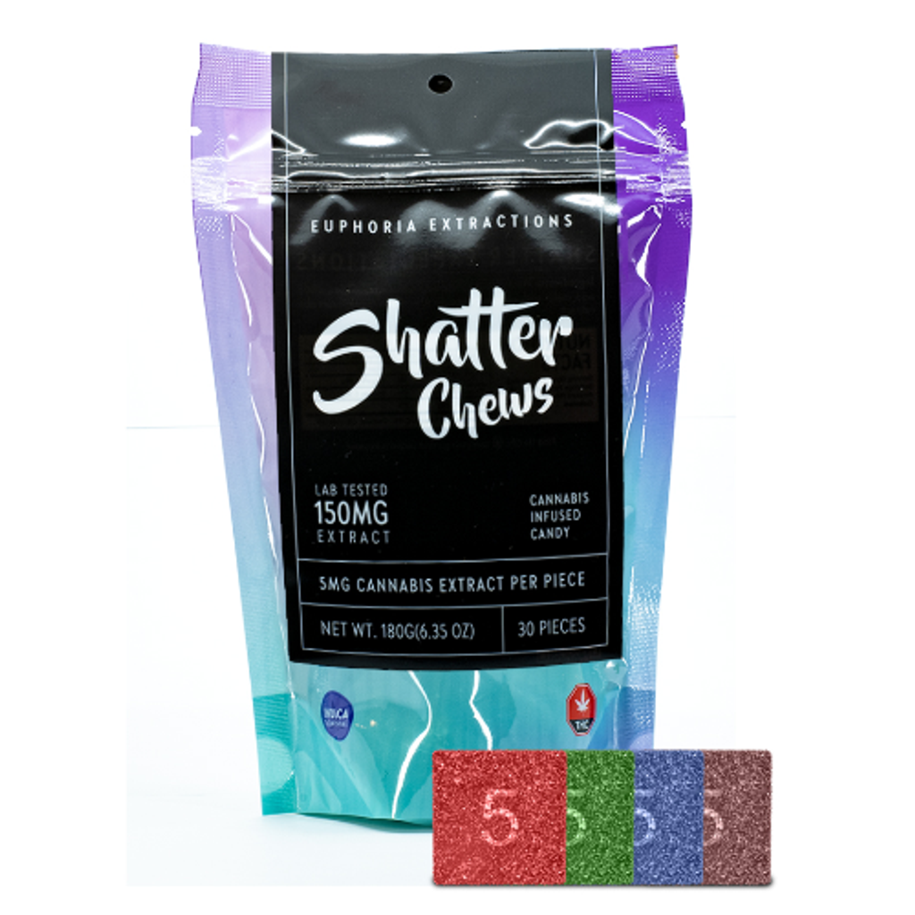 Indica 150mg Shatter Chews - Party Pack