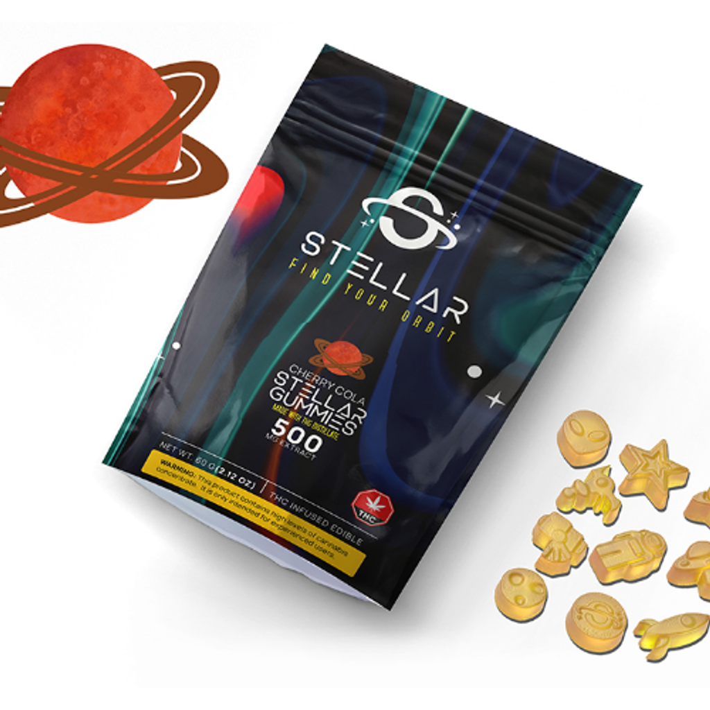 Cherry Cola Galaxy Gummies - 500mg