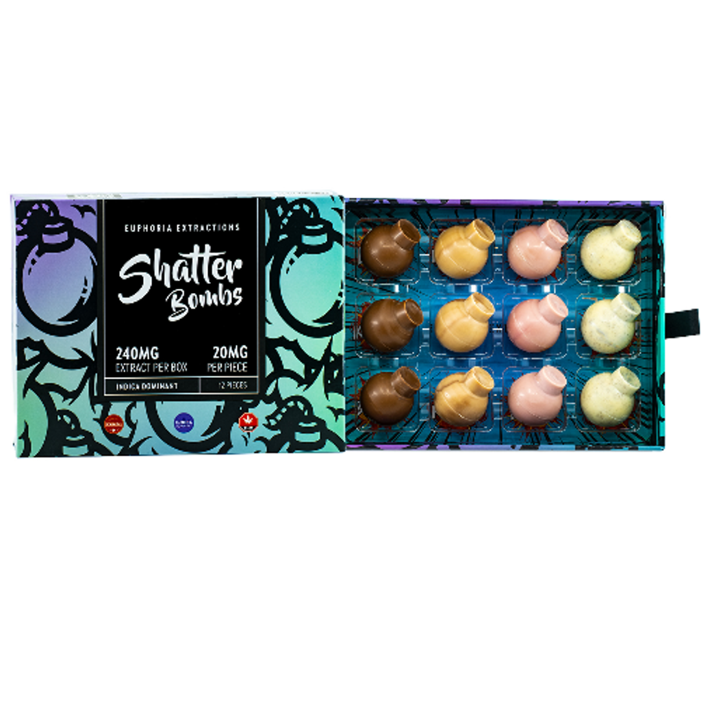 Indica Shatter Bombs - 240mg Full Spectrum Extract