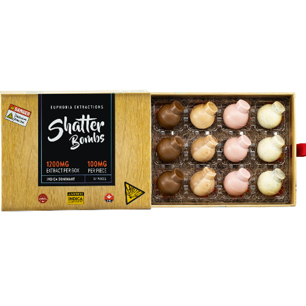 Indica Shatter Bombs - 1200mg Full Spectrum Extract