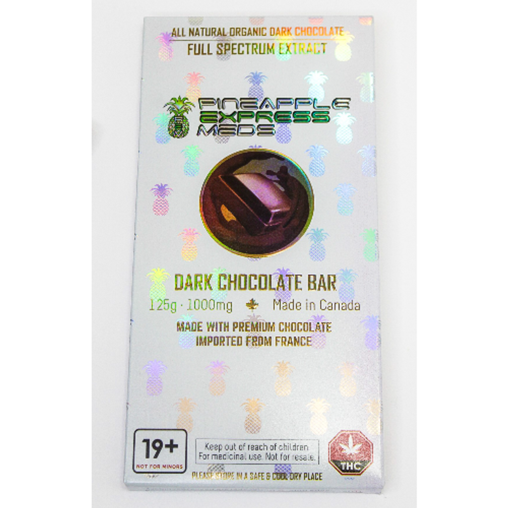 THC Chocolate Bar - 1000 mg Bar - Cannabis Edibles - Chocolate