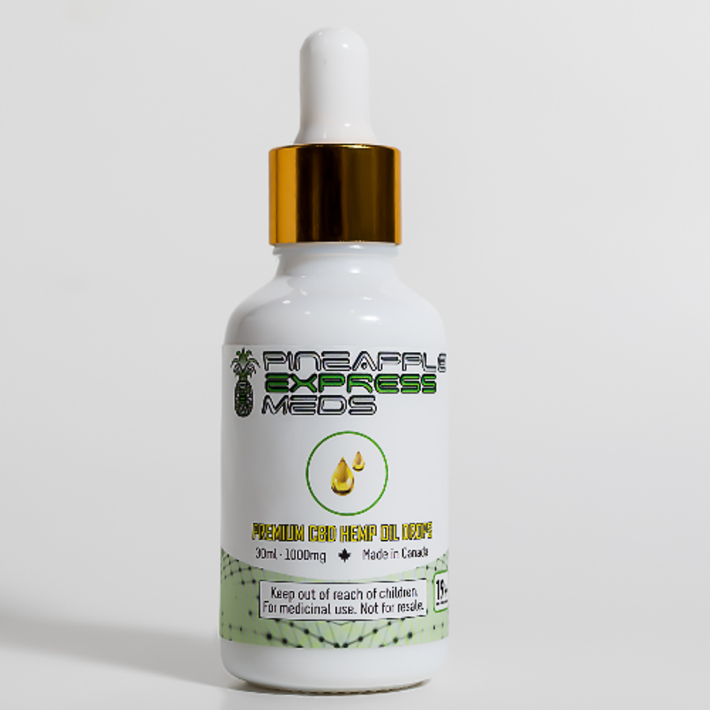 CBD Oil Drops 1000 mg - 100% Natural - Lab Tested - PEM.SO