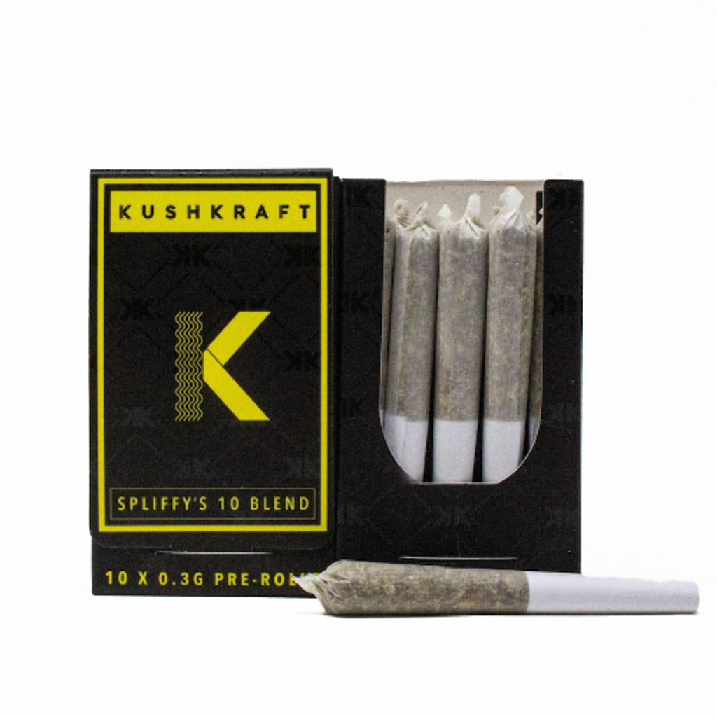 10 X .3g - SPLIFFIES PRE ROLL PACK / KUSHKRAFT