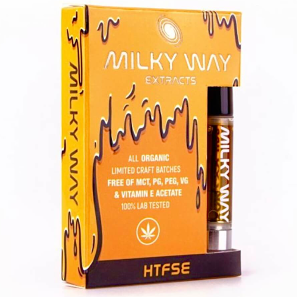 MILKY WAY - HTFSE VAPE CARTS -  STRAINS IN DESCRIPTION