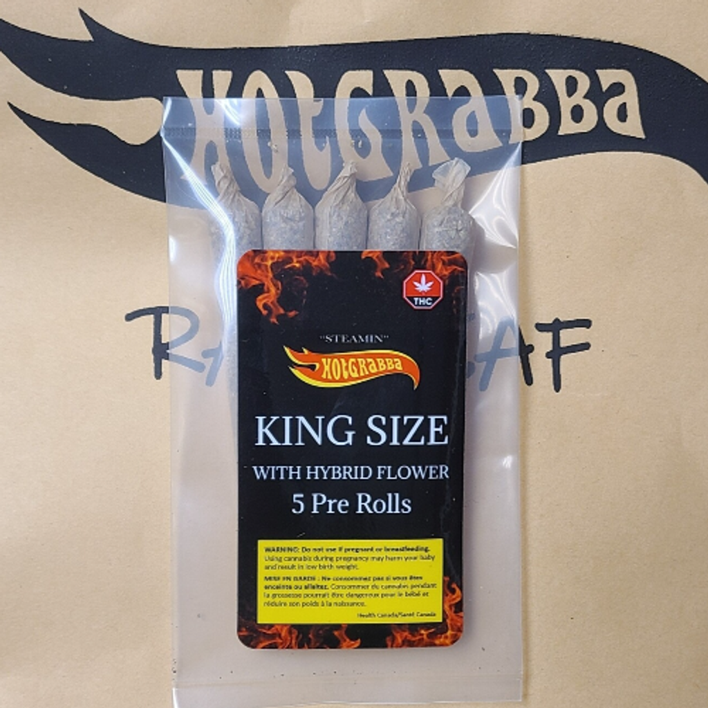 GRABBA/FLOWER PRE ROLLS - 5 PACK