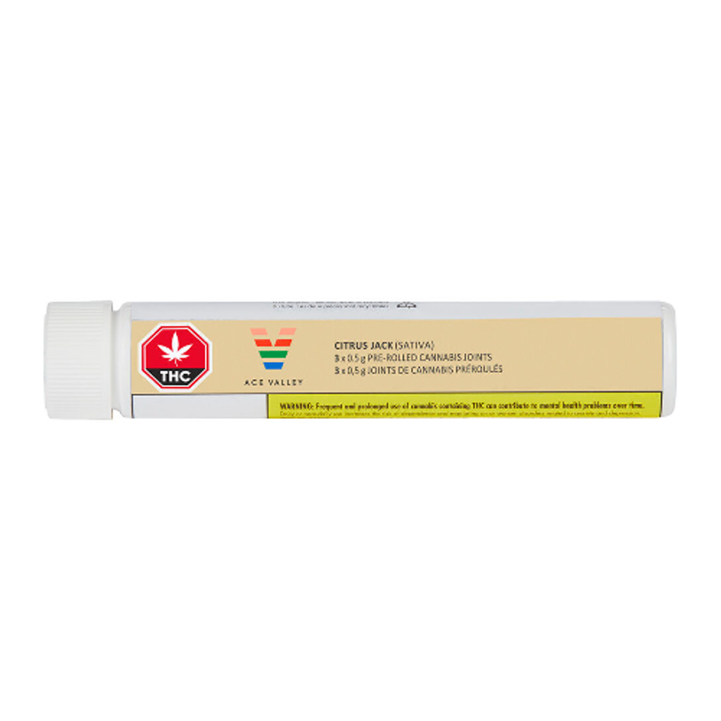 Ace Valley – Citrus Jack Pre-Rolls – Sativa – 3×0.5g