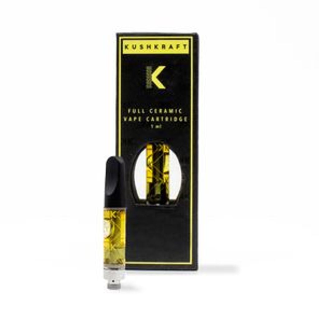 Sour Diesel Sativa 1mL THC Vape Cartridge by KushKraft
