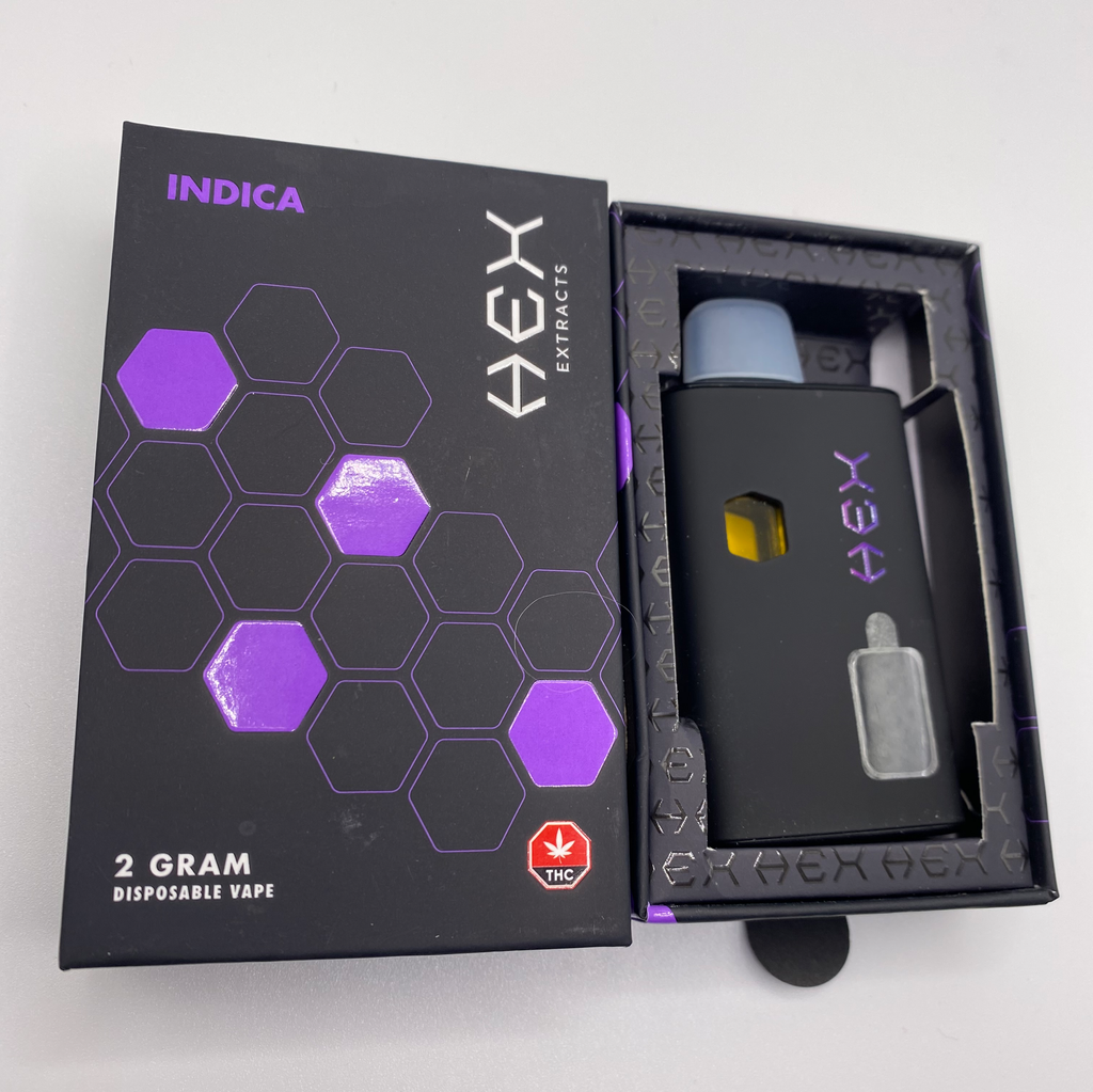Hex 2g live resin & distilate blend disposbales 